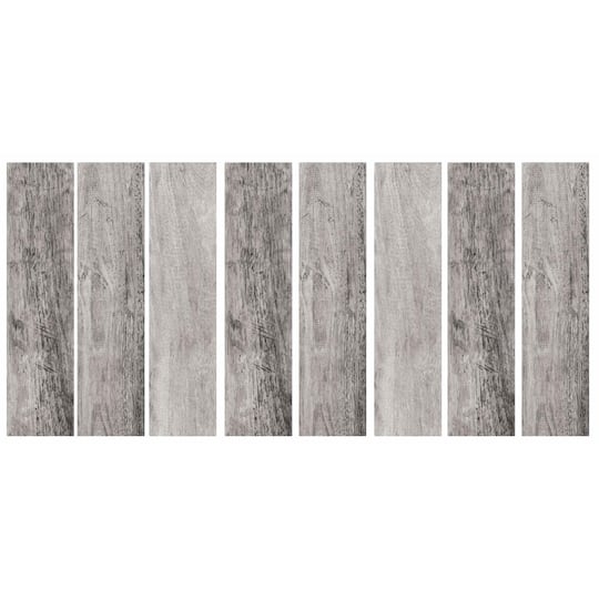 RMK4044GM Barn Wood Plank Peel & Stick Giant Wall Decals - Gray